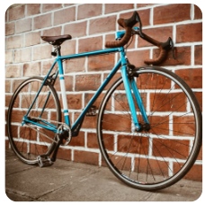 LED UV ink printing on bicycle metal surfaces with high adhesion